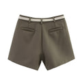 Calções de Alfaiataria com Prega Frontal — Smart Casual