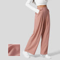 Calças Wide-Leg com Pregas e Cintura Alta — Tailoring Casual